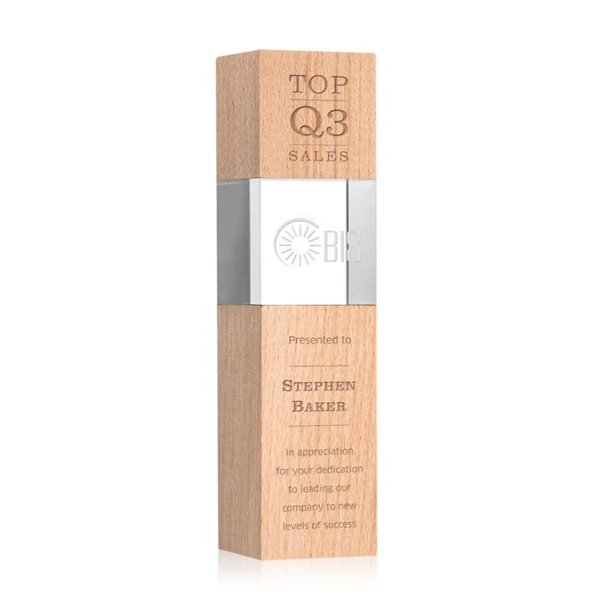 A sharply contrasting award, the Araceli intersects natural beechwood with a... from ASI 84592 St Regis Group / St Regis