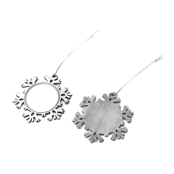 Zinc Alloy Single-Sided Christmas Ornament plus full color imprint on 1... from ASI 37218 Athena Promo (tm)