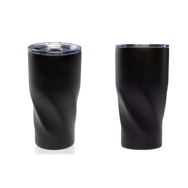 Wavey stainless steel travel tumbler with 20 oz. plus 1 color... from ASI 37218 Athena Promo (tm)