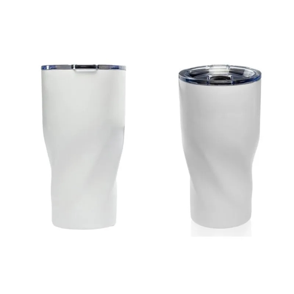 Wavey stainless steel travel tumbler with 20 oz. plus 1 color... from ASI 37218 Athena Promo (tm)