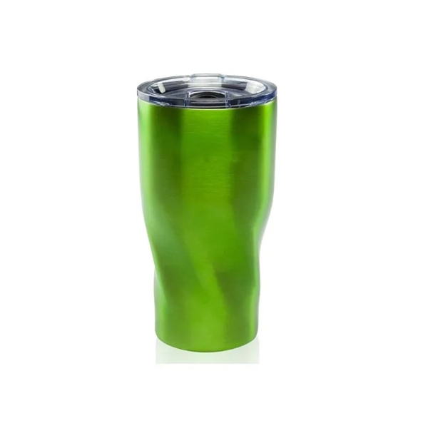 Wavey stainless steel travel tumbler with 20 oz. plus 1 color... from ASI 37218 Athena Promo (tm)