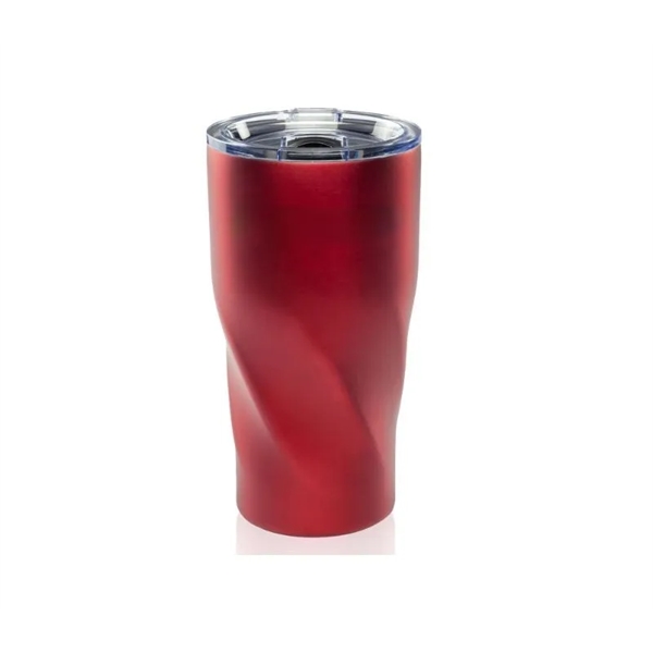 Wavey stainless steel travel tumbler with 20 oz. plus 1 color... from ASI 37218 Athena Promo (tm)