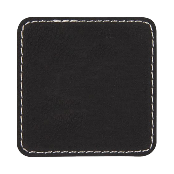 2.5" x 2.5" x 1/16" square PU leatherette garment patch.... from ASI 74601 Calico