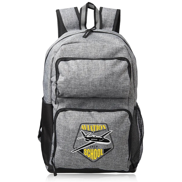 Multi-purpose backpack with two front pockets with zipper closure, foam pocket... from ASI 39552 BEL Promo
