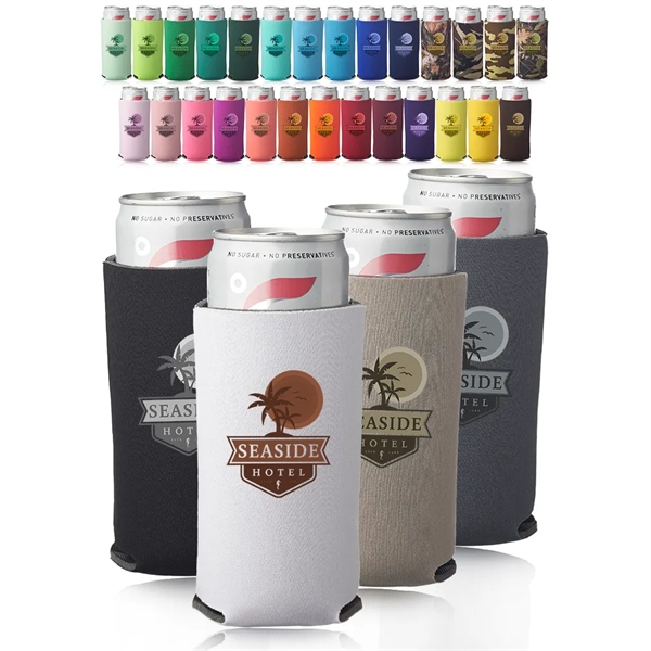 Collapsible PU foam can coolers designed for 12-16 oz. cans.... from ASI 39552 BEL Promo
