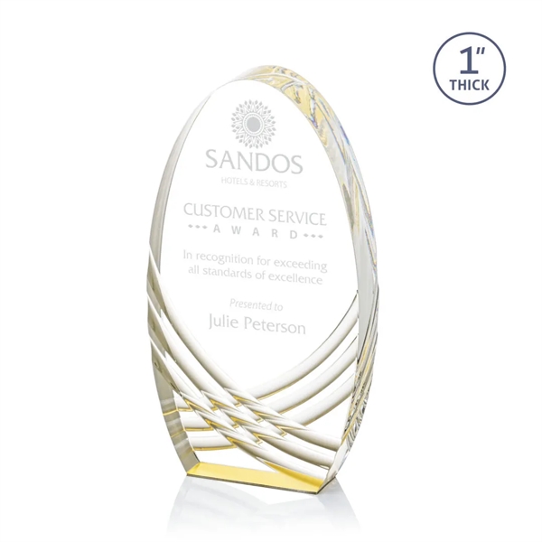 The Gold Westbury Acrylic Award is a magnificent freestanding monument of... from ASI 84592 St Regis Group / St Regis