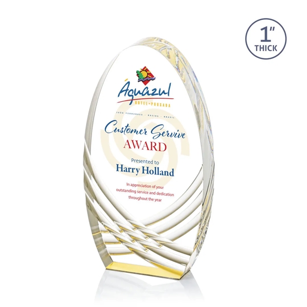 The Westbury Acrylic VividPrint™ Award is a magnificent freestanding monument of... from ASI 84592 St Regis Group / St Regis