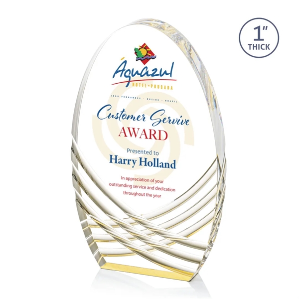 The Westbury Acrylic VividPrint™ Award is a magnificent freestanding monument of... from ASI 84592 St Regis Group / St Regis