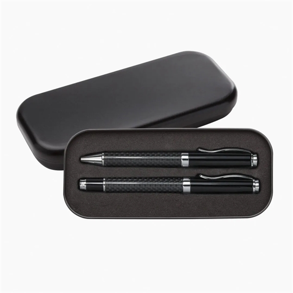 Ballpoint and rollerball pen set with chrome trim.... from ASI 84592 St Regis Group