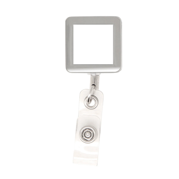 Metal Badge Holder with a swivel alligator clip back; square and... from ASI 64635 KEY-BAK Promotional Products