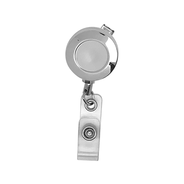Metal Badge Holder with a swivel alligator clip back; square and... from ASI 64635 KEY-BAK Promotional Products