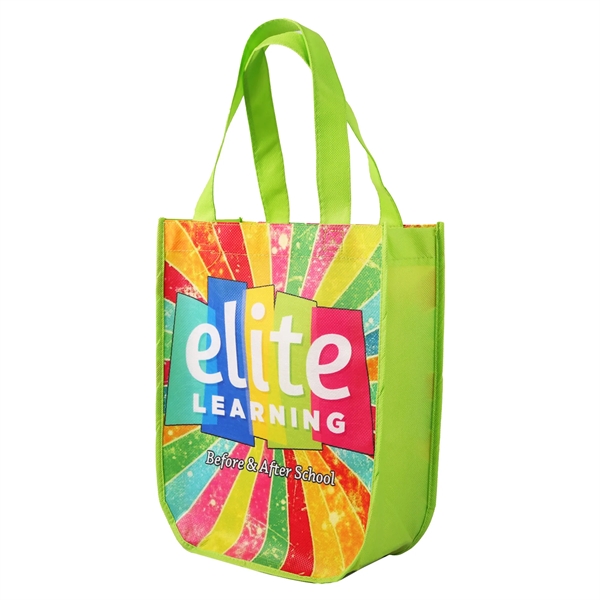 Lululemon design inspired Non-woven tote bag with 16" handles and a... from ASI 52840 Evans Manufacturing