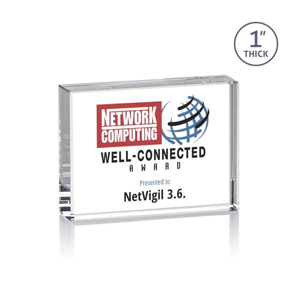 The Abbott VividPrint™ Desktop Award is the perfect keepsake for your... from ASI 84592 St Regis Group / St Regis