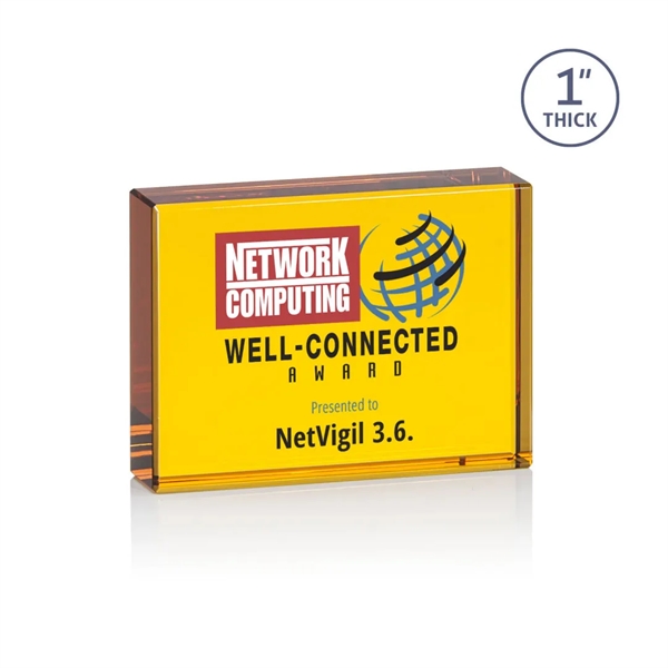 The Abbott VividPrint™ Desktop Award is the perfect keepsake for your... from ASI 84592 St Regis Group / St Regis