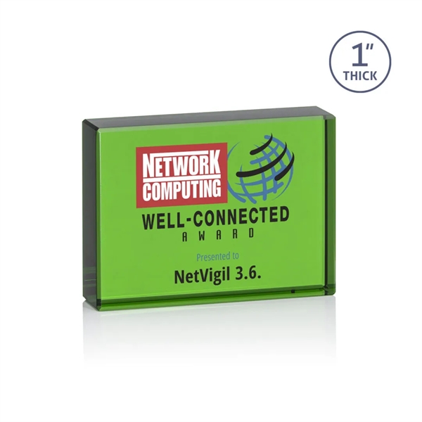 The Abbott VividPrint™ Desktop Award is the perfect keepsake for your... from ASI 84592 St Regis Group / St Regis