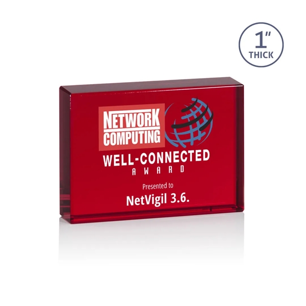 The Abbott VividPrint™ Desktop Award is the perfect keepsake for your... from ASI 84592 St Regis Group / St Regis