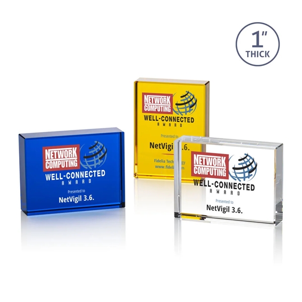 The Abbott VividPrint™ Desktop Award is the perfect keepsake for your... from ASI 84592 St Regis Group / St Regis