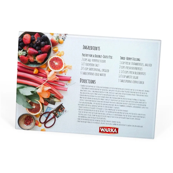 Custom Sublimated 11" x 8" Tempered Glass Cutting Board. Printed in... from ASI 62635 Inno-Vative Solutions Grp LTD