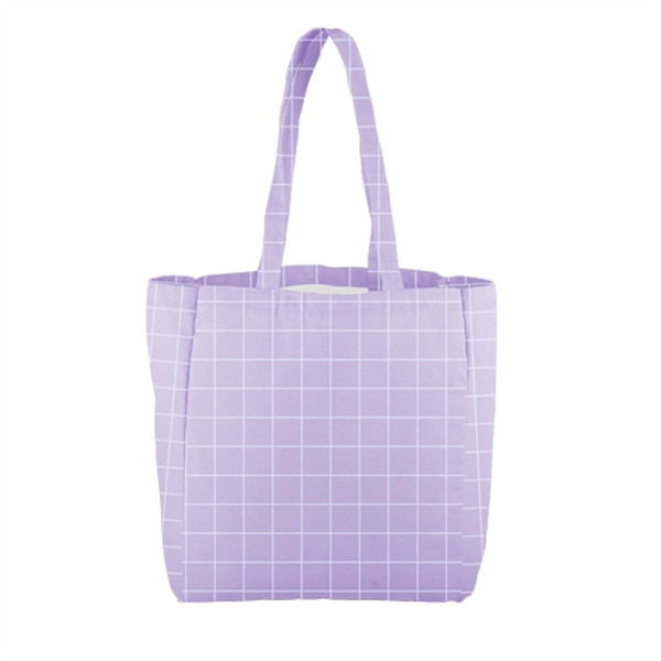 Two-handled tote with a gusset that measures 13" w x 14"... from ASI 74710 Numo