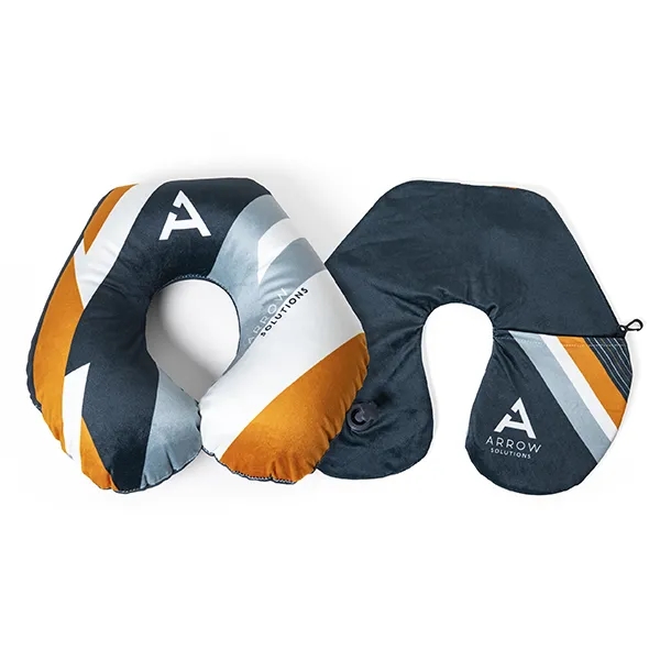 The Inflatable Travel Pillow is a fully customizable travel necessity with... from ASI 45657 Pop! Promos