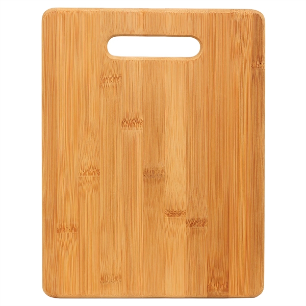 Laser-engraved bamboo cutting board... from ASI 45795 Colorguppy Printing