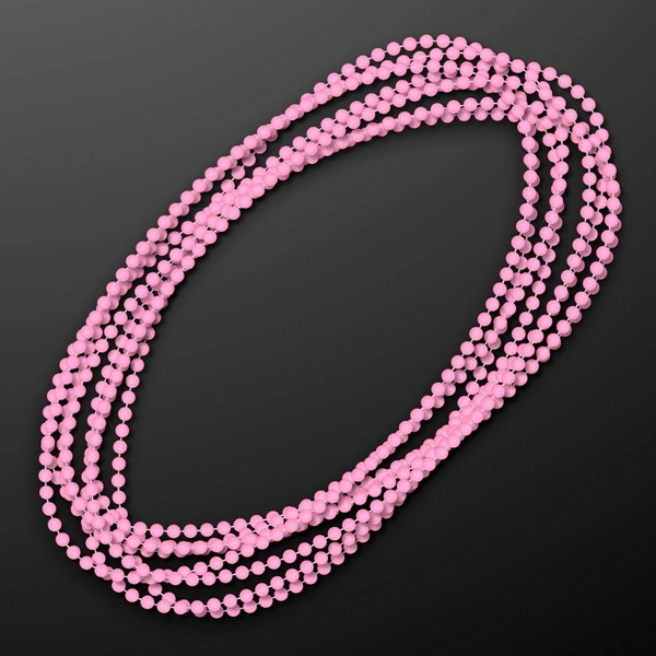 7MM 33" Round  Beaded Necklaces (Non-Light Up)... from ASI 34194 ALightPromos