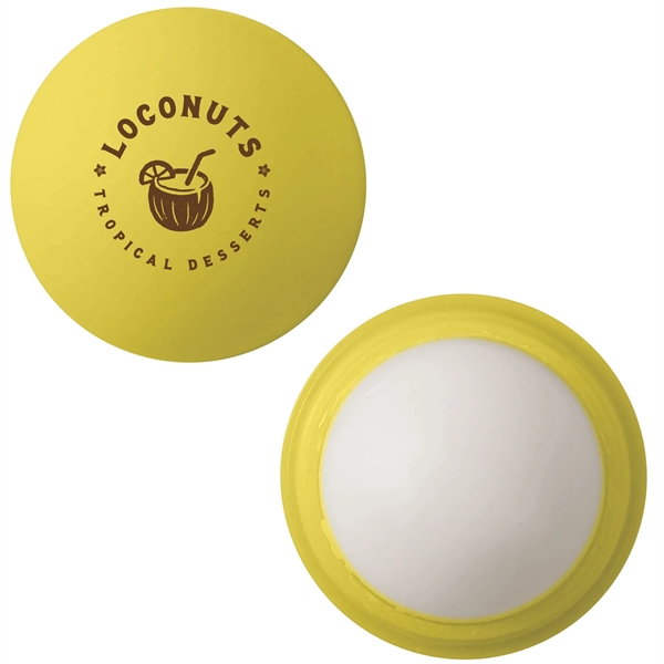 Round Lip Balm Moisturizer Ball Filled with Natural Lip Moisturizer... from ASI 61966 HPG / Mixie