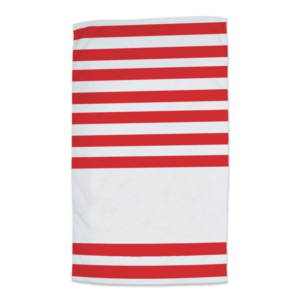 Striped beach towels with a twist, cabana beach towels... from ASI 79750 Pro Towels