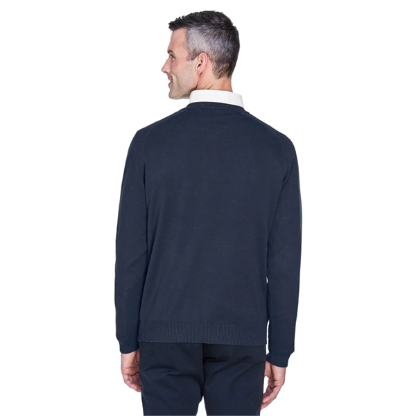 Devon & Jones men's V-neck sweater made from 100% airspun cotton.... from ASI 34063 alphabroder