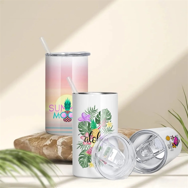 12 oz. Full Color Double Wall Sublimated Straight Tumbler  With... from ASI 62635 Inno-Vative Solutions Grp LTD