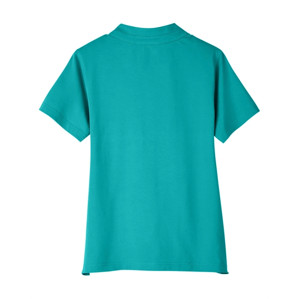 Ladies' polo made of cotton and spandex jersey with moisture-wicking and... from ASI 34063 alphabroder