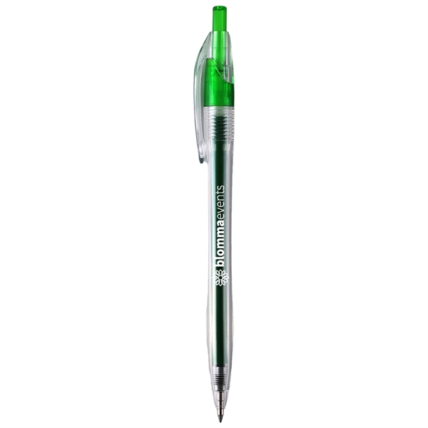 Eco-friendly Javalina composed of recycled ABS plastic. Translucent barrels reveal a... from ASI 61966 HPG / Hub Pen