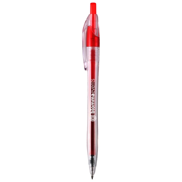 Eco-friendly Javalina composed of recycled ABS plastic. Translucent barrels reveal a... from ASI 61966 HPG / Hub Pen