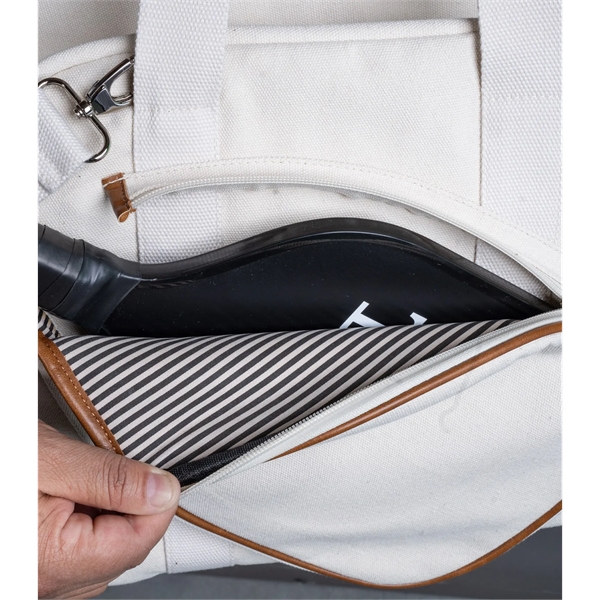 The Rally Ready Pickleball Tote; crafted from durable 16 oz canvas... from ASI 76730 Peerless Umbrella Co Inc / Threads By Peerless