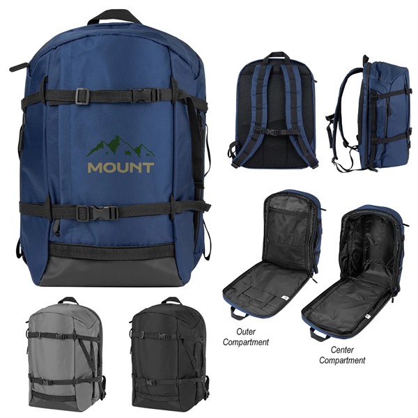 11" x 19" x 13" backpack with space for 15.6" device... from ASI 61125 Hit Promotional Products / Hit®