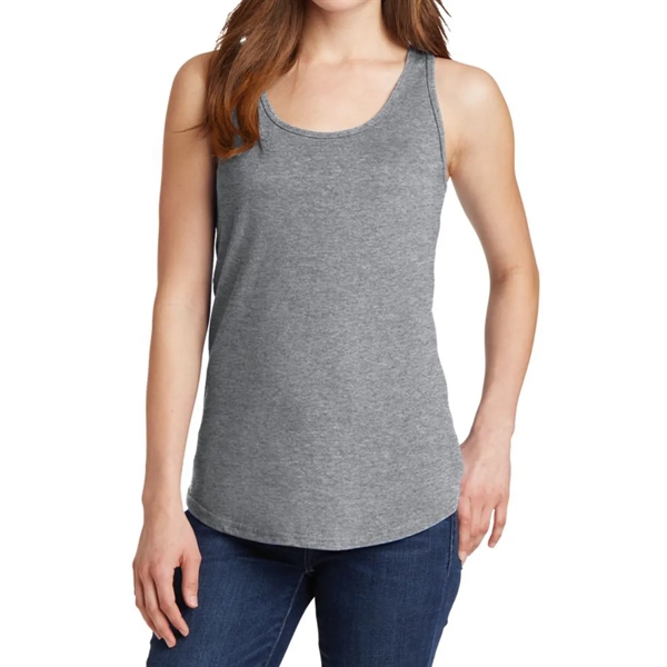 Ladies cotton tank top in assorted sizes with six-color imprint.... from ASI 61125 Hit Promotional Products / Hit®