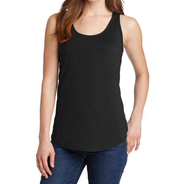 Ladies cotton tank top in assorted sizes with six-color imprint.... from ASI 61125 Hit Promotional Products / Hit®