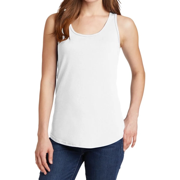 Ladies cotton tank top in assorted sizes with six-color imprint.... from ASI 61125 Hit Promotional Products / Hit®