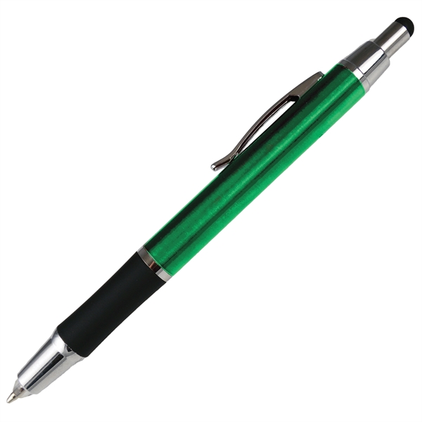 Aluminum click action pen with stylus and LED light tip.... from ASI 57956 Graphco line