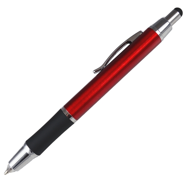 Aluminum click action pen with stylus and LED light tip.... from ASI 57956 Graphco line