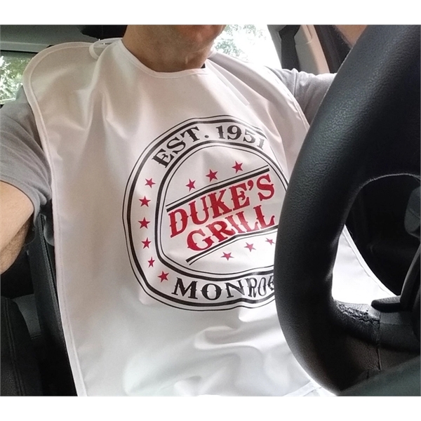 Travel bib made of triple butyl coated material.... from ASI 31260 AdCapitol