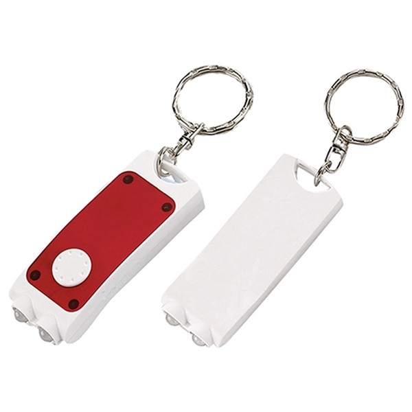 2-tone rectangular LED flight light with a keyring.... from ASI 57956 Graphco line