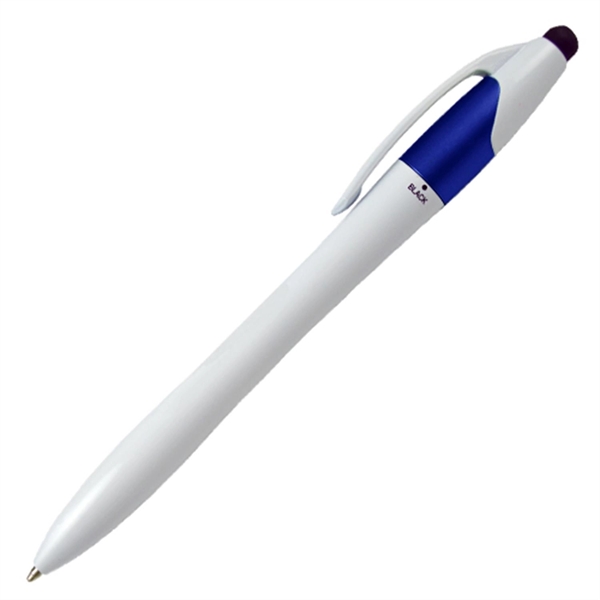 Twist action ballpoint pen featuring European design with white barrel and... from ASI 57956 Graphco line