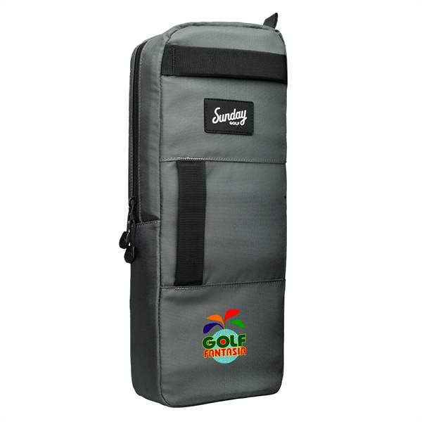 17.5" x 6" x 2" golf cooler bag with 3 handles.... from ASI 57653 Gold Bond