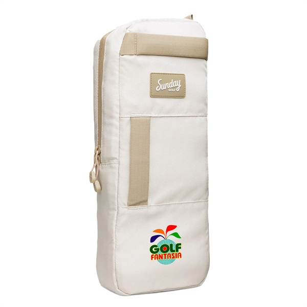 17.5" x 6" x 2" golf cooler bag with 3 handles.... from ASI 57653 Gold Bond