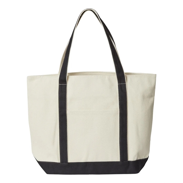 Liberty Bags X-Large Boater Tote with Zippered Closure... from ASI 84358 S&S Activewear