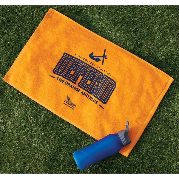 Colored sport towel measuring 16" x 25" and made of 100%... from ASI 79750 Pro Towels