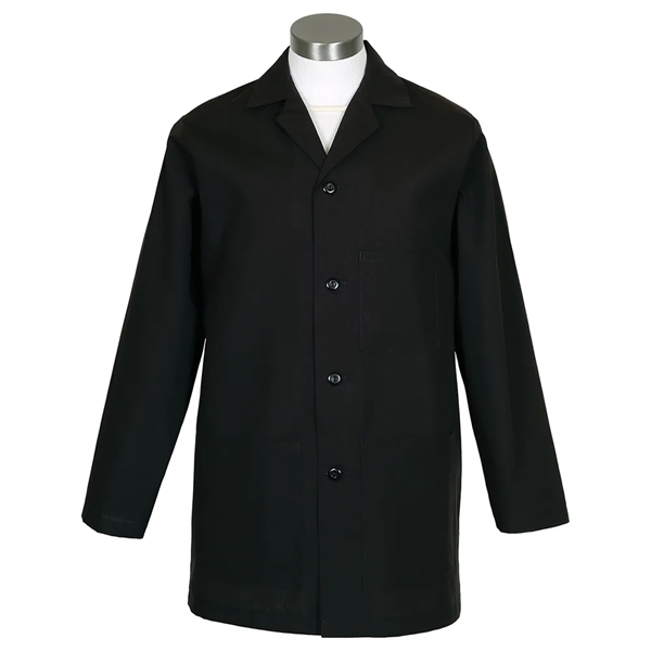 Unisex lab coat that features 2 lower patch pockets, 4 color... from ASI 36558 Aprons, Etc.