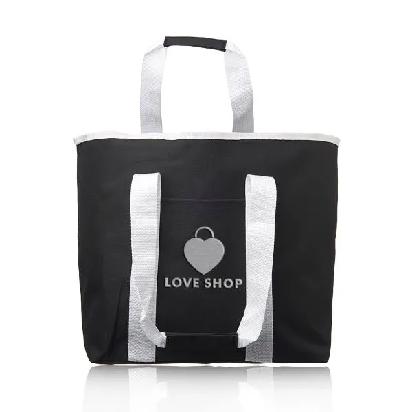 Large shopping tote bag with 46" handles.... from ASI 39552 BEL Promo