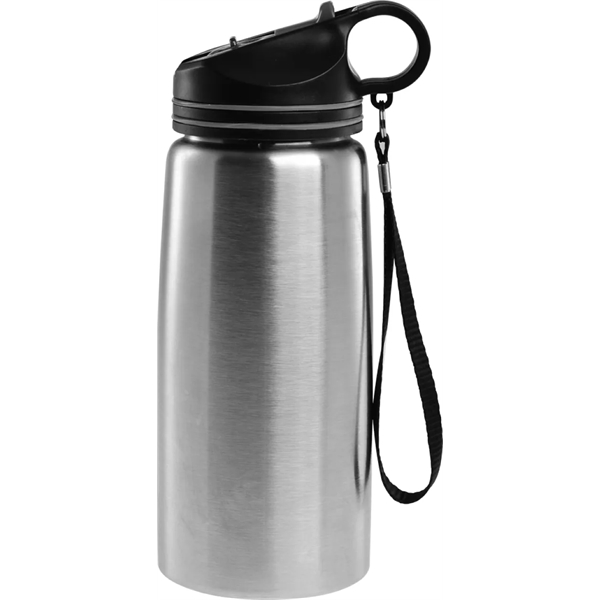 Laser Etched Stainless Steel Bottle With Lid 24oz... from ASI 89971 Stuff A Mug